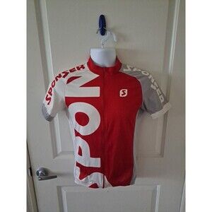 Cuore Switzerland Cycling Jersey Adult Small Red White  Full Zip